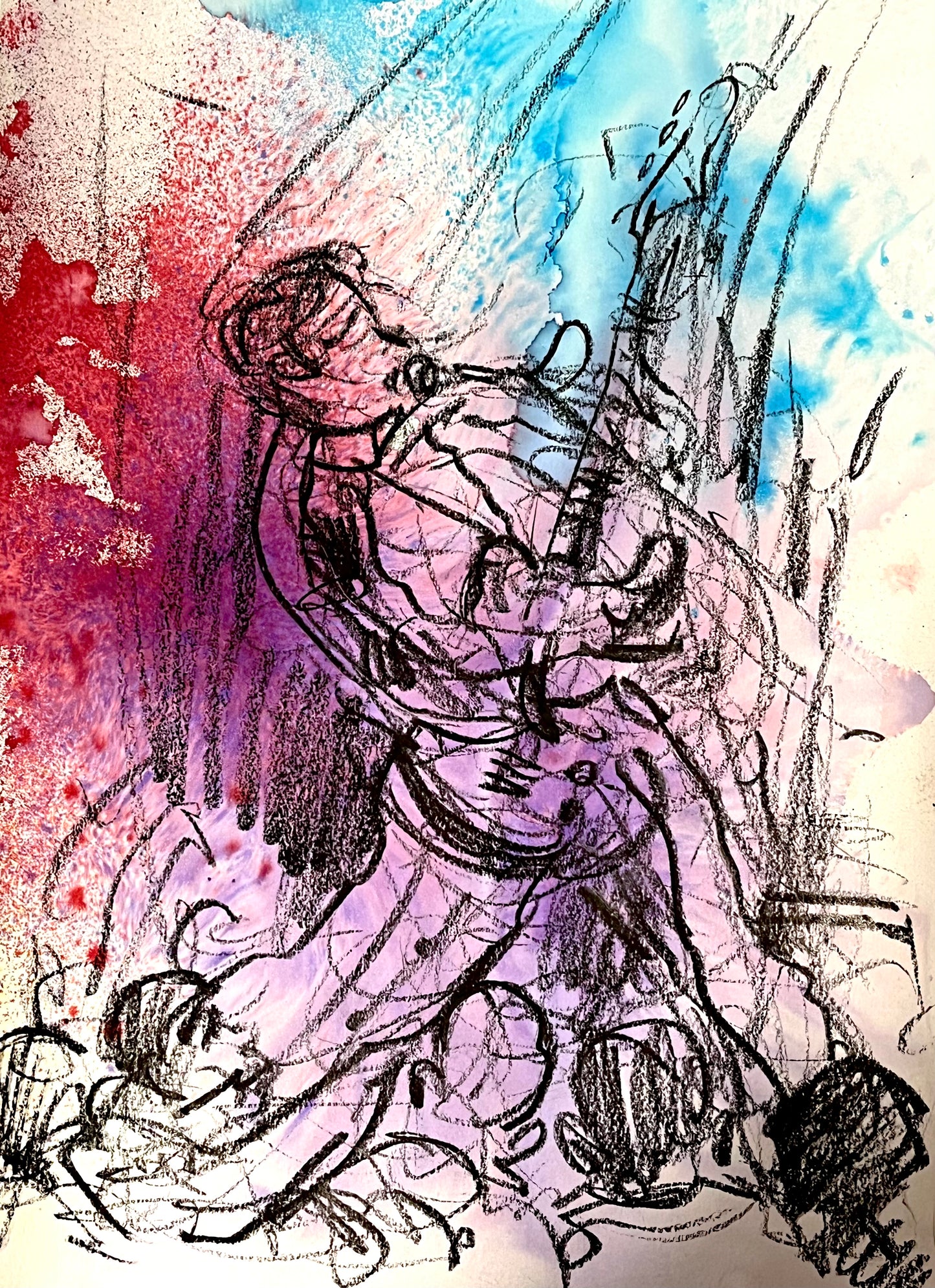 Graham Day of the Prisoners, drawn live in Herne Bay