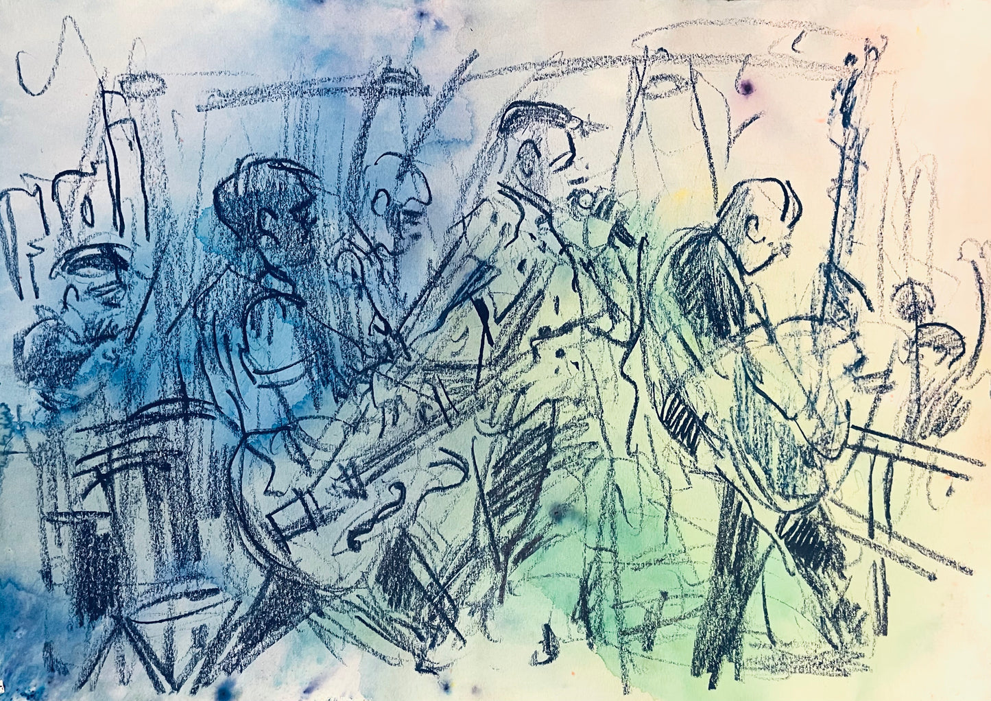 Inspiral Carpets drawn live at Chinnerys, Southend
