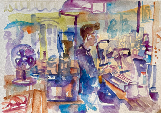 10am at Pelicano Coffee, Brighton.