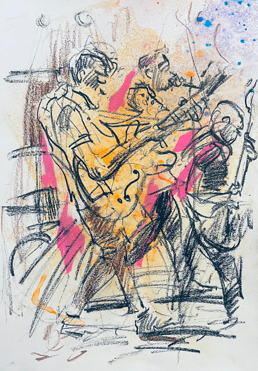 Inspiral Carpets drawn live at Chinnerys, Southend