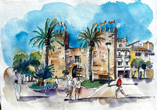 Porto del Moll, Old Town, Alcudia, Majorca