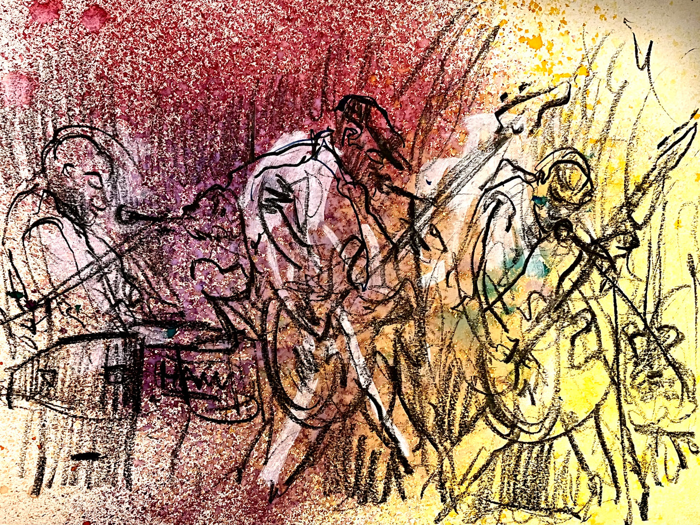 The Legendary Prisoners drawn live in Herne Bay