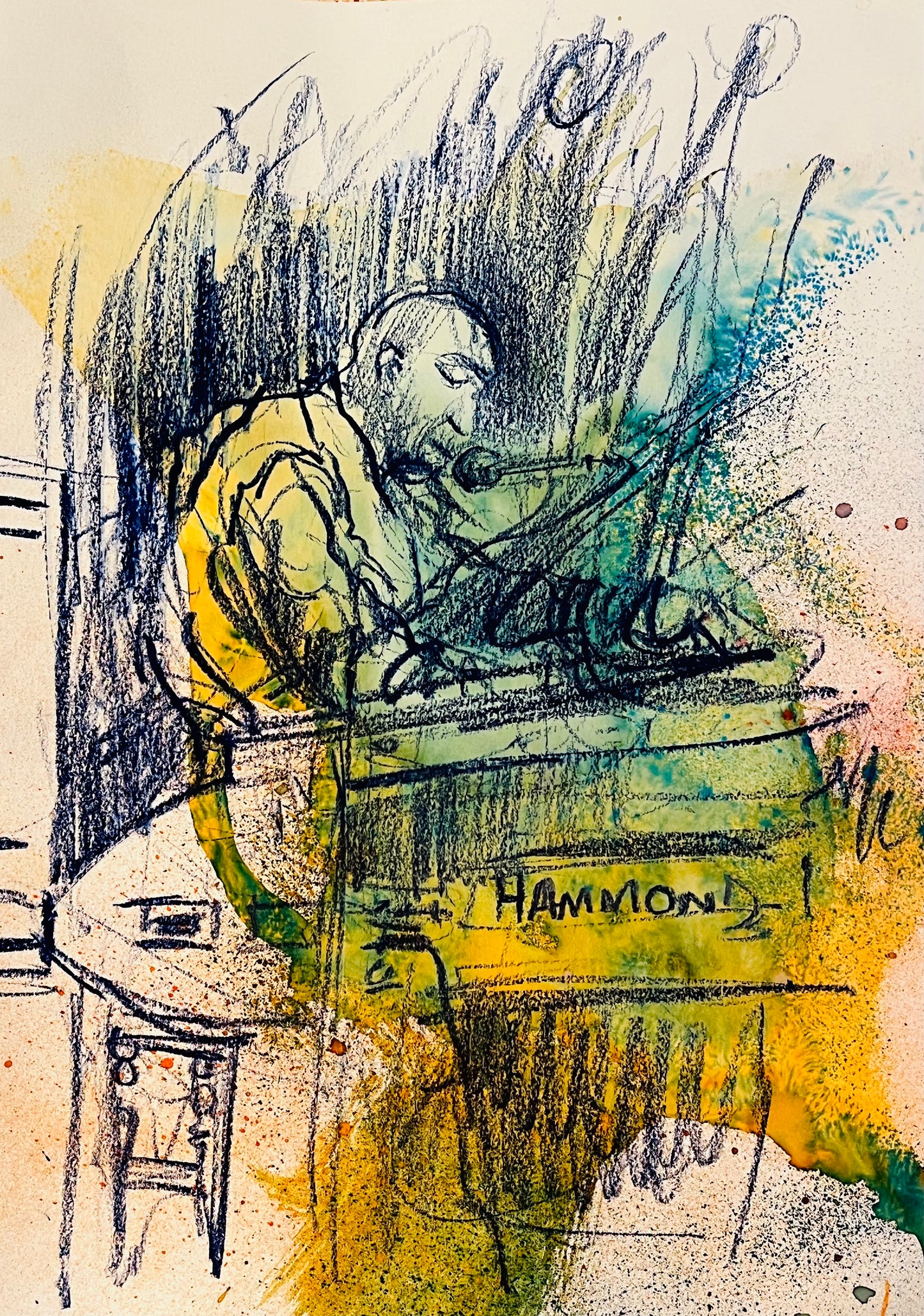 James Taylor of the legendary Prisoners drawn live in Herne Bay