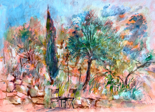 Late Afternoon at the Olive Grove, Los Pozos de la Nieve, Constantina, Seville