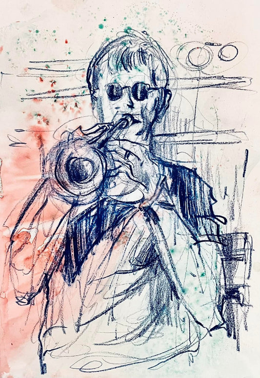 Steve Trigg, ‘the General’, Stone Foundation. Drawn live at Patterns, Brighton