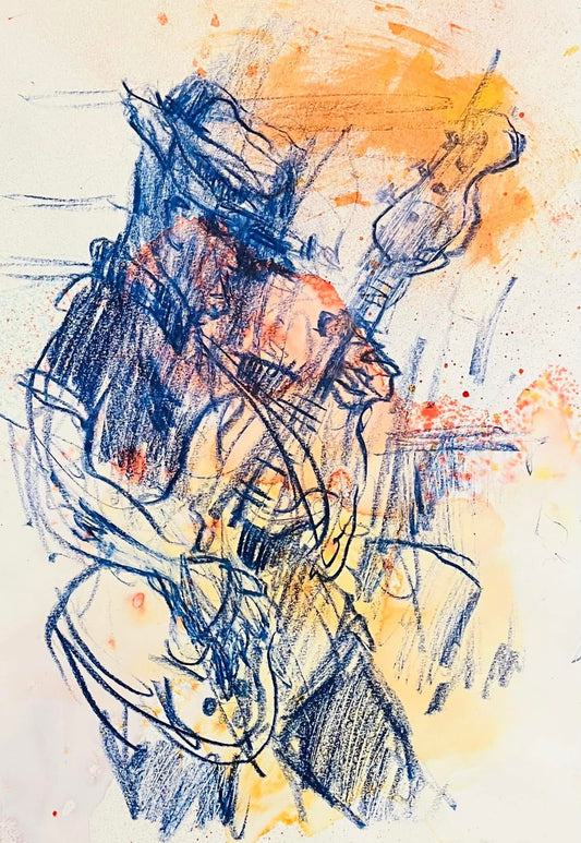 Neil Sheasby, Stone Foundation. Drawn live at Patterns, Brighton